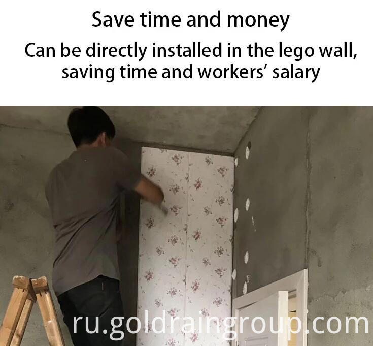 Влагостойкая стеновая панель из бамбукового древесного волокна Moisture Proof Bamboo Wood Fiber Wall Panel